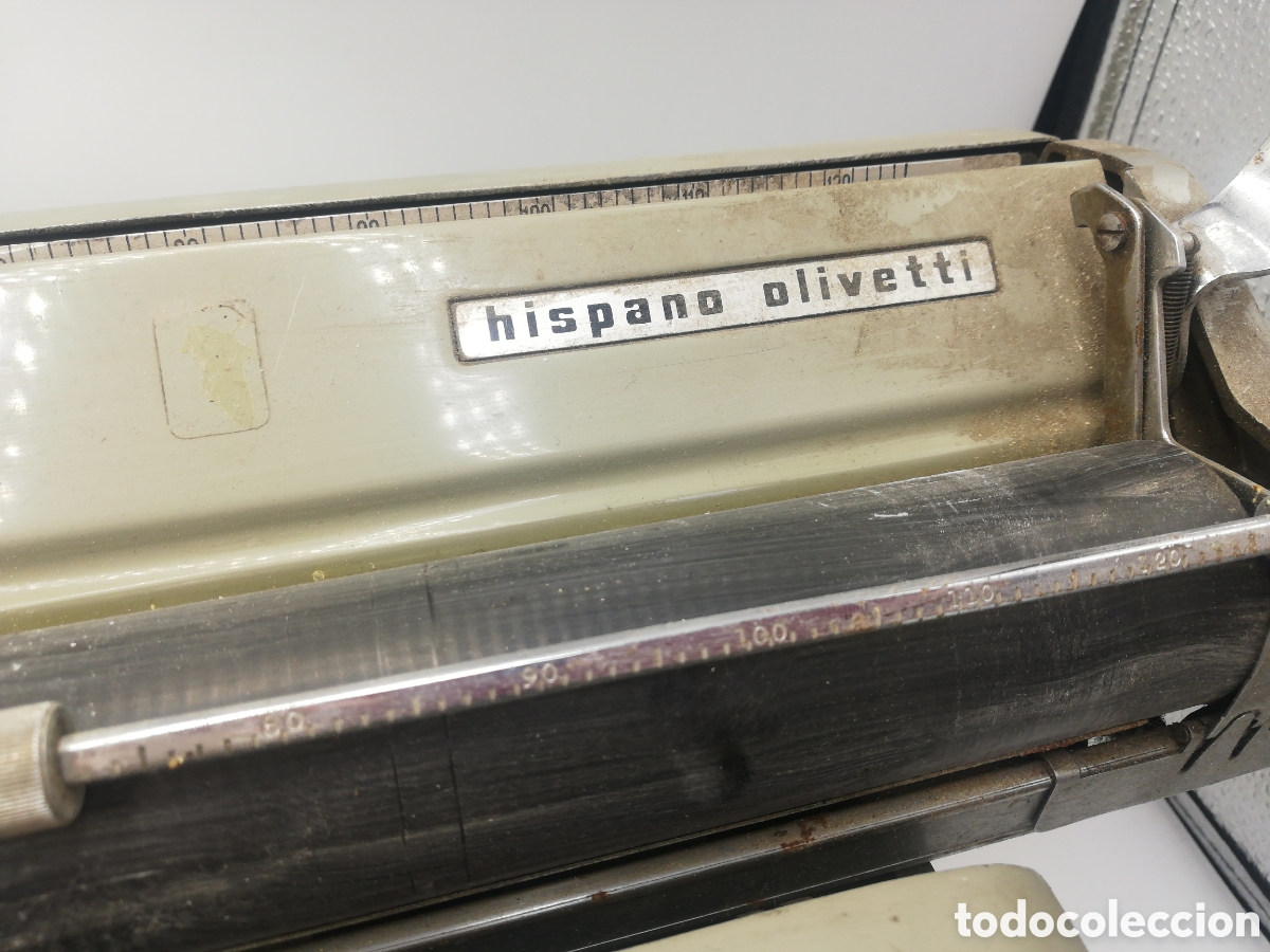 Antig&uuml;edades: M&aacute;quina de escribir Hispano Olivetti Lexicon 80. - Foto 4