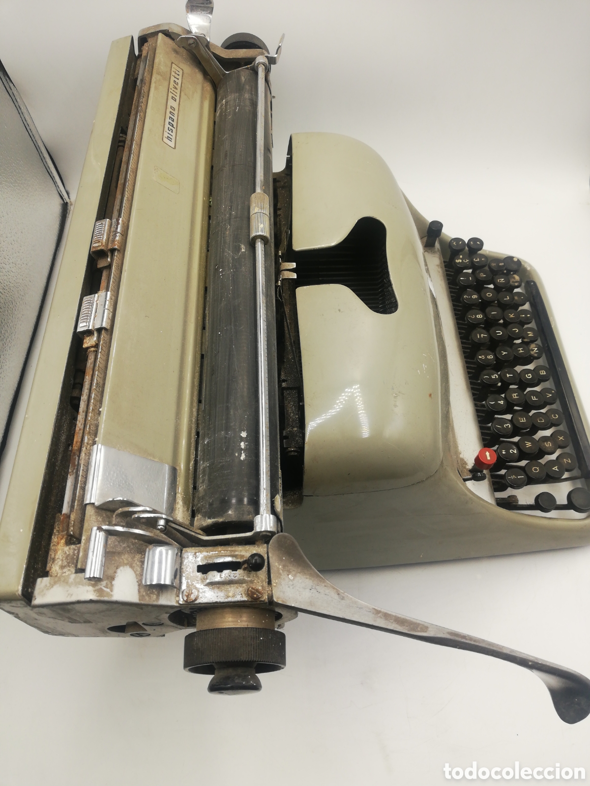 Antig&uuml;edades: M&aacute;quina de escribir Hispano Olivetti Lexicon 80. - Foto 6