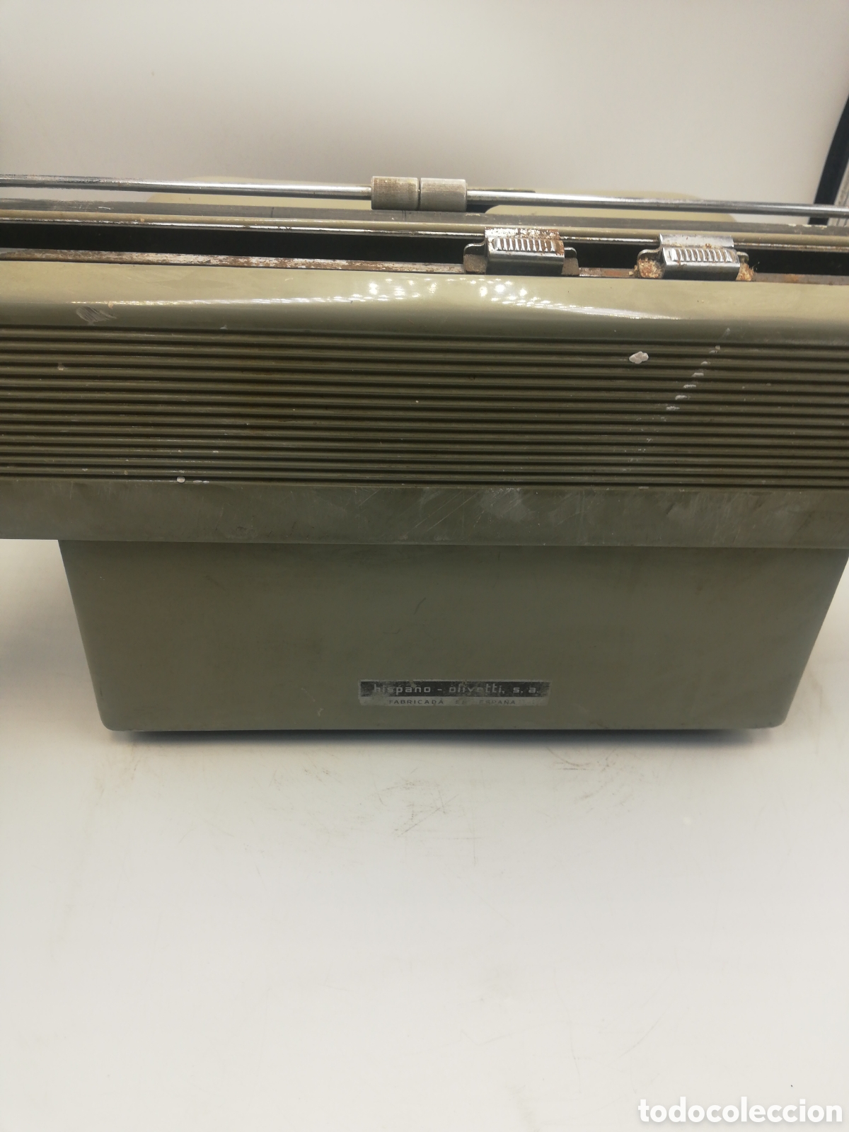 Antig&uuml;edades: M&aacute;quina de escribir Hispano Olivetti Lexicon 80. - Foto 7