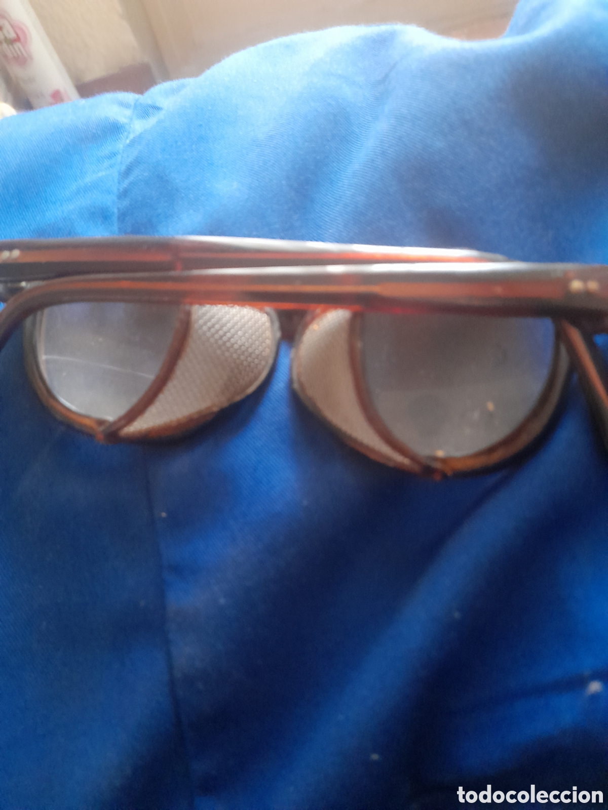 Antig&uuml;edades: Antigua gafas de seguridad - Foto 2