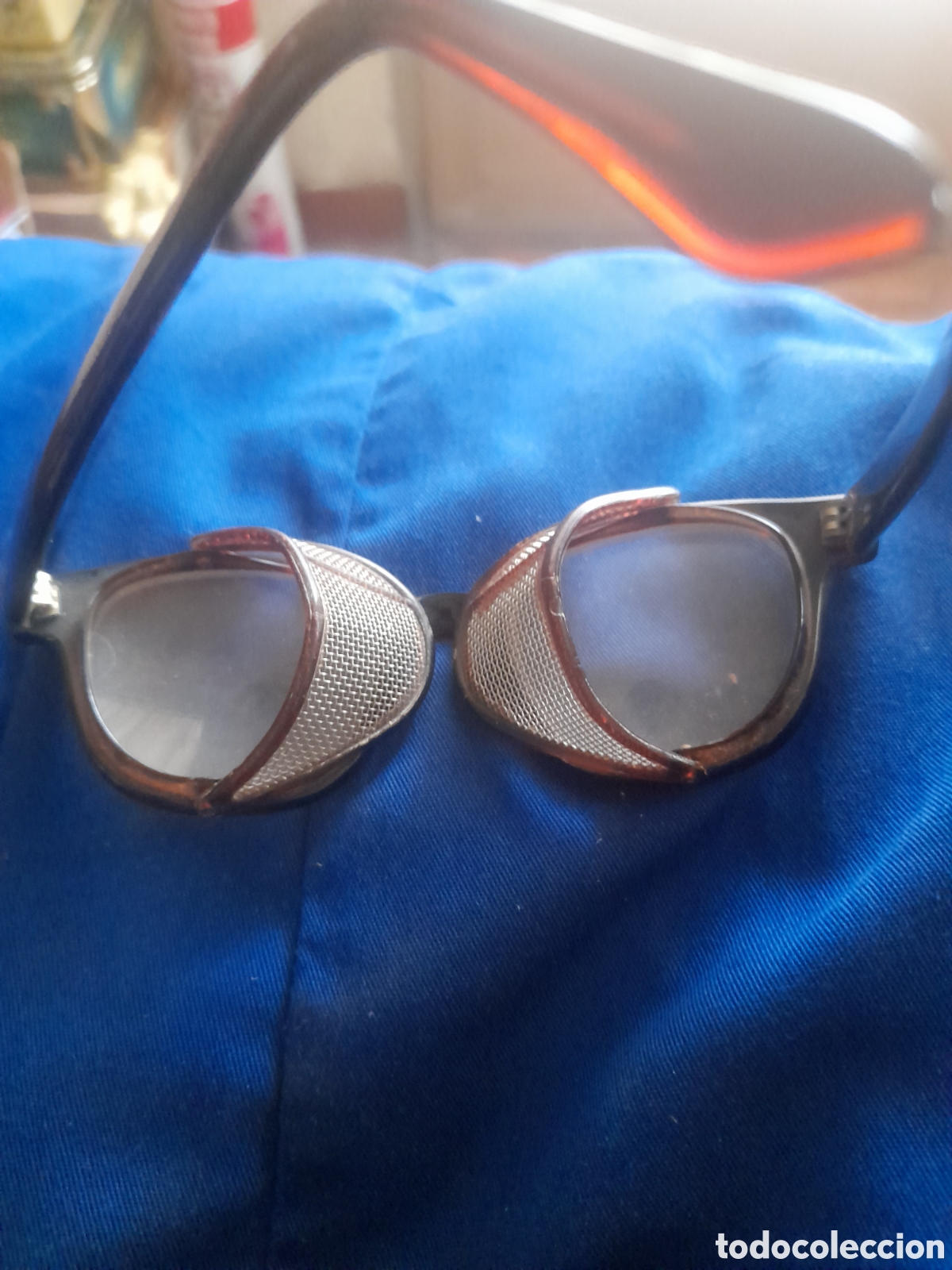 Antig&uuml;edades: Antigua gafas de seguridad - Foto 4