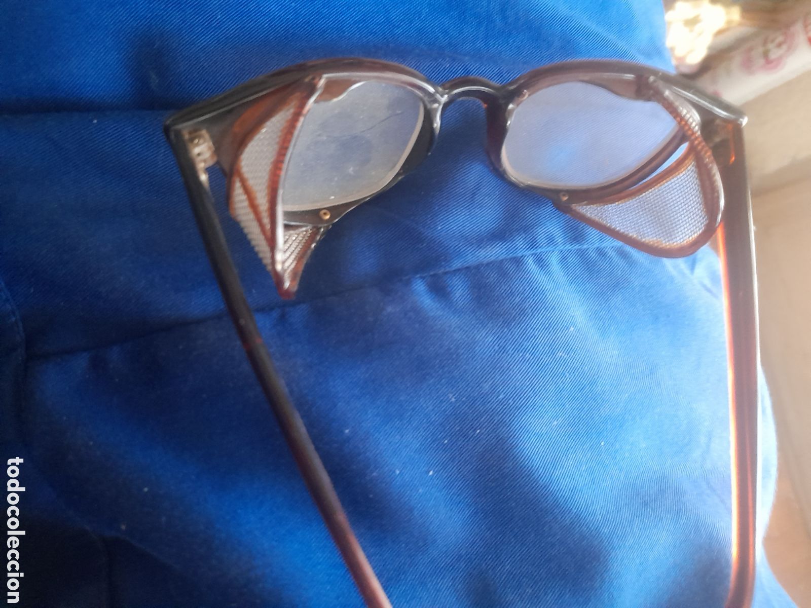 Antig&uuml;edades: Antigua gafas de seguridad - Foto 1