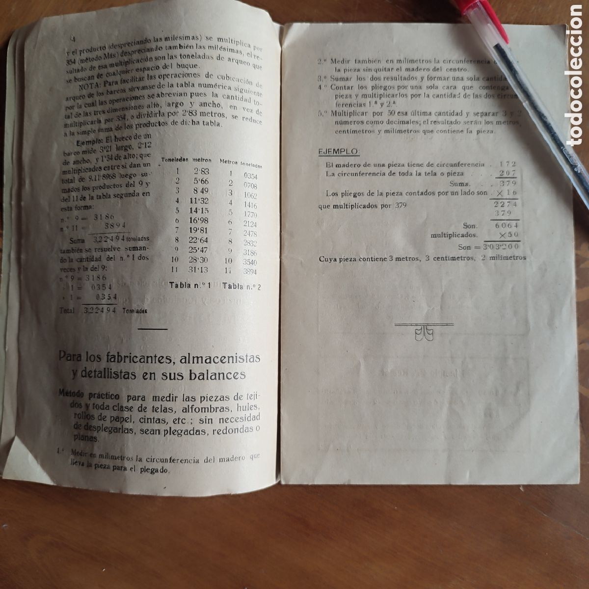 Antig&uuml;edades: Librito Pauta Universal Calculadora 1919 RMT - Foto 3