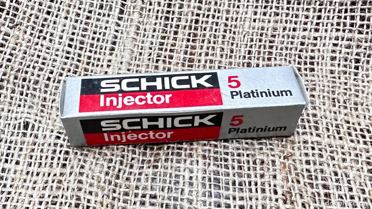 Antig&uuml;edades: SCHICK INJECTOR 5 PLATINIUM,(HOJAS DE AFEITAR). - Foto 2
