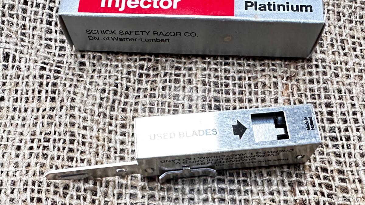 Antig&uuml;edades: SCHICK INJECTOR 5 PLATINIUM,(HOJAS DE AFEITAR). - Foto 3