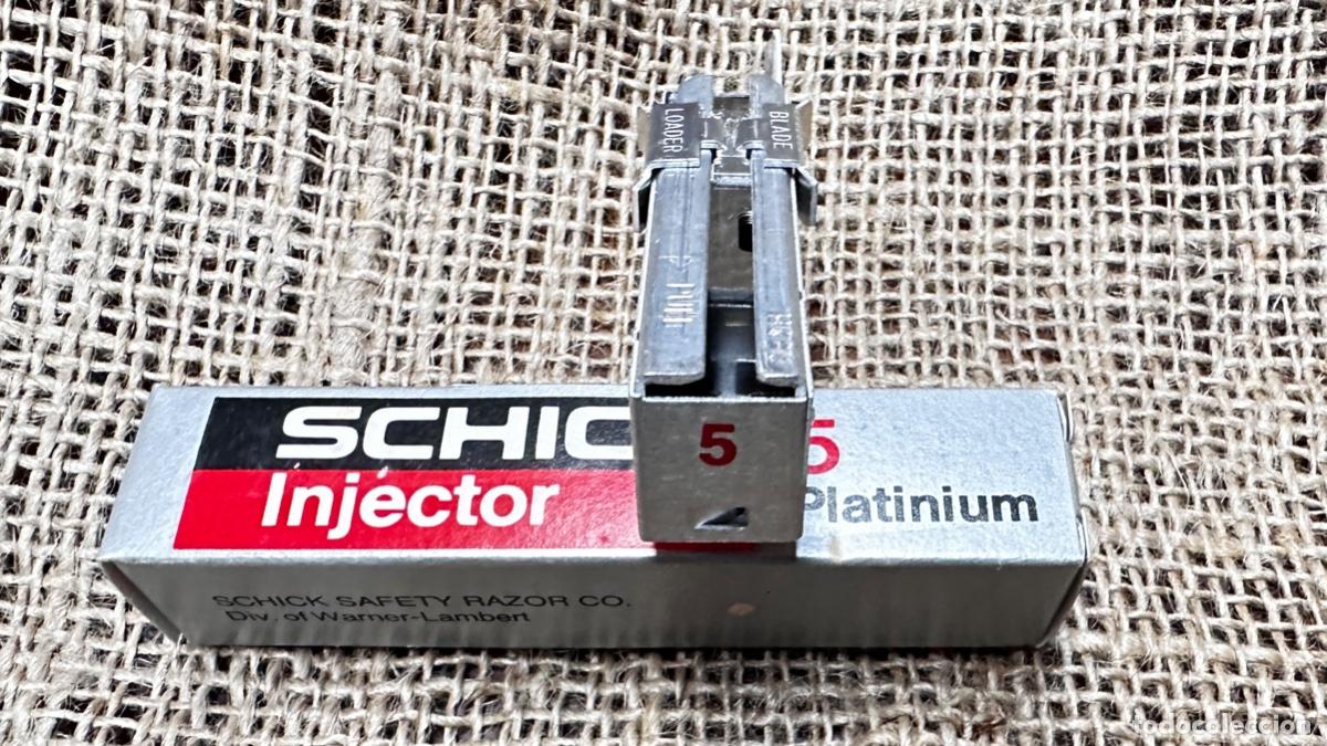 Antig&uuml;edades: SCHICK INJECTOR 5 PLATINIUM,(HOJAS DE AFEITAR). - Foto 5