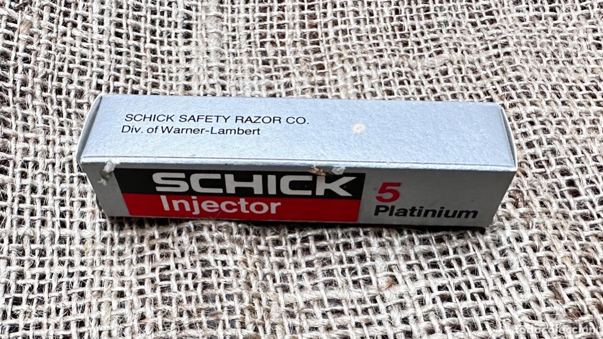 Antig&uuml;edades: SCHICK INJECTOR 5 PLATINIUM,(HOJAS DE AFEITAR). - Foto 6