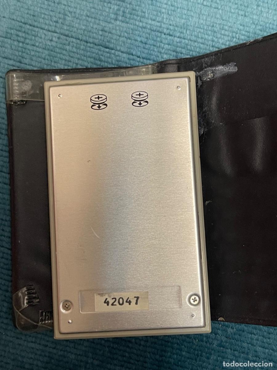 Antig&uuml;edades: MINI CALCULADORA MARCA SHARP MODELO ELSI MATE EL-838 CON FUNDA - Foto 4