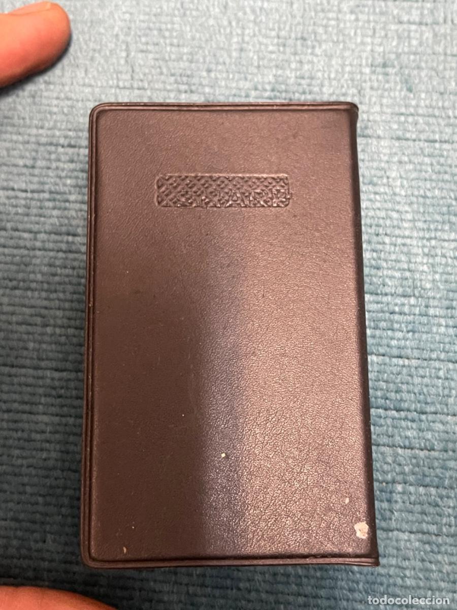 Antig&uuml;edades: MINI CALCULADORA MARCA SHARP MODELO ELSI MATE EL-838 CON FUNDA - Foto 6