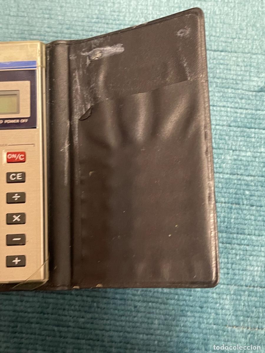 Antig&uuml;edades: MINI CALCULADORA MARCA SHARP MODELO ELSI MATE EL-838 CON FUNDA - Foto 7