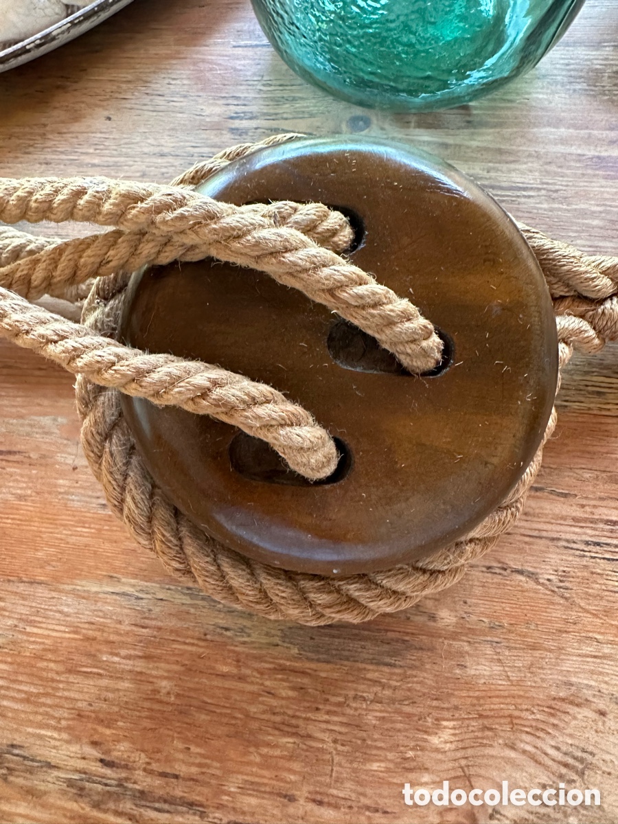 Antig&uuml;edades: Conjunto de poleas na&uacute;ticas velero cl&aacute;sico. - Foto 12