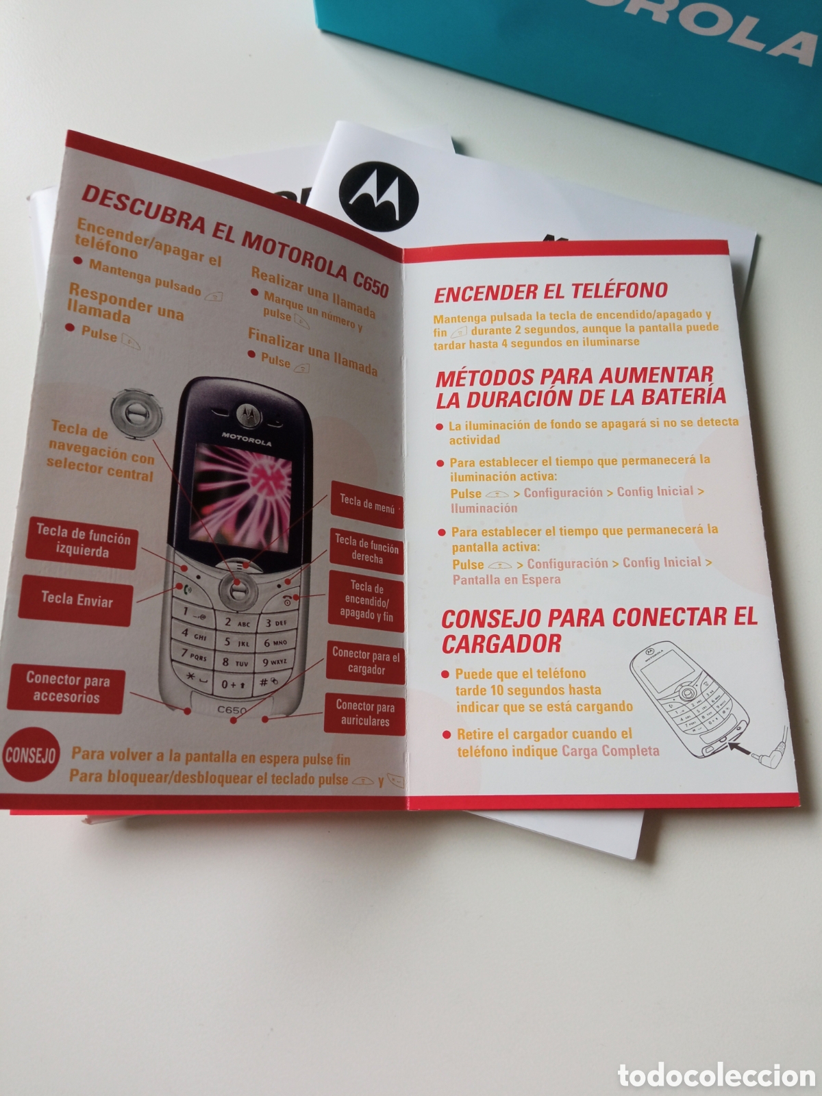 Tel&eacute;fonos: Tel&eacute;fono m&oacute;vil Motorola c650 - Foto 3