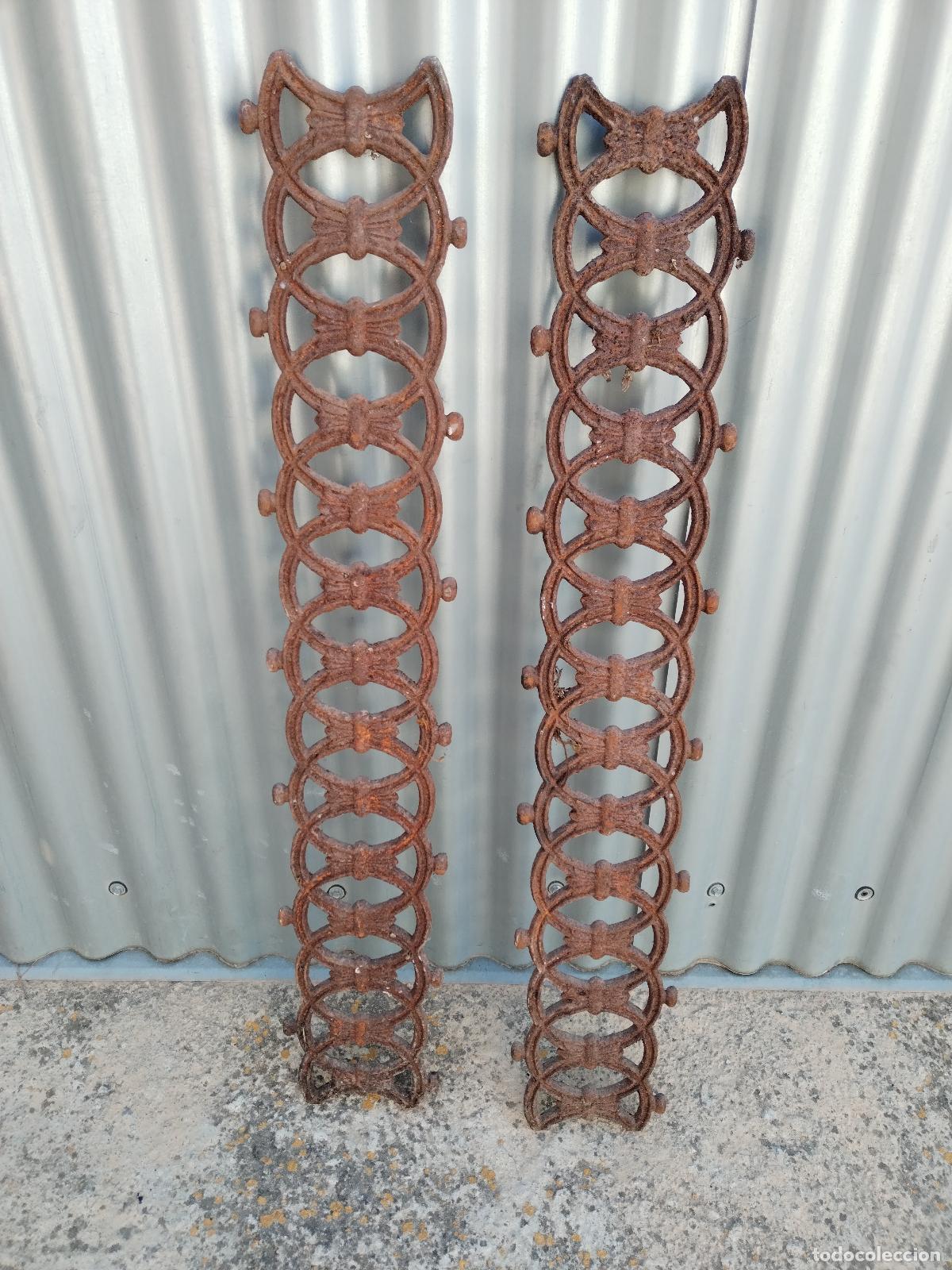 Antig&uuml;edades: 2 rejas de hierro fundido - Foto 5