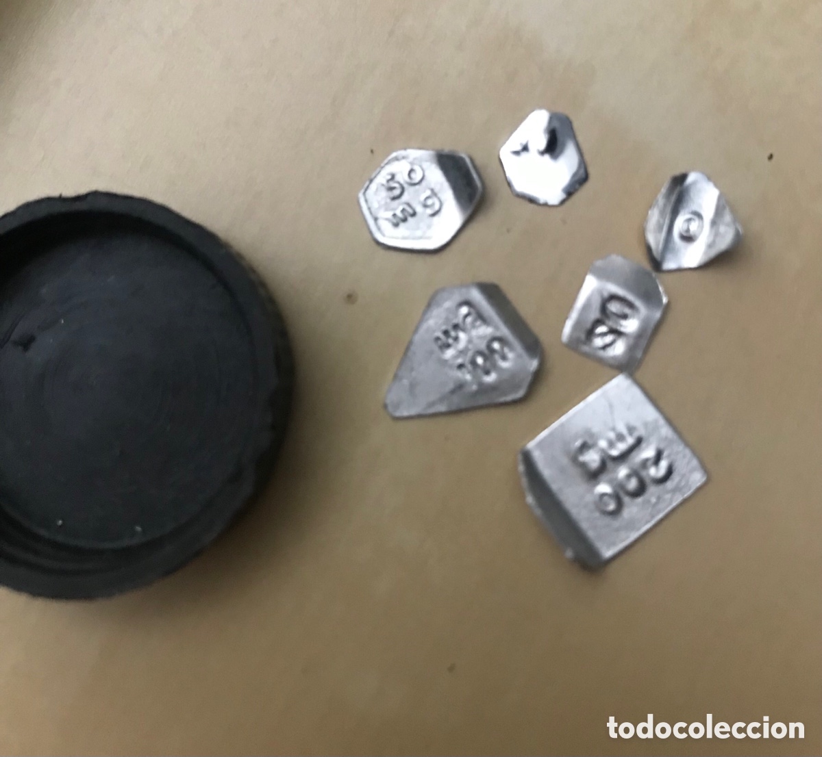 Antig&uuml;edades: Balanza antigua de precisi&oacute;n para joyer&iacute;a. - Foto 11