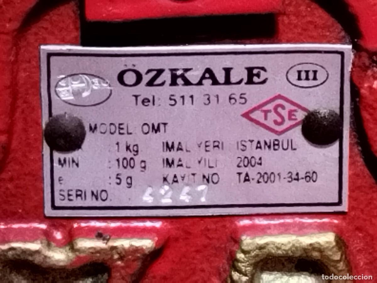 Antig&uuml;edades: BALANZA OZKALE DE 1 KILO - COLOR ROJO - - Foto 4