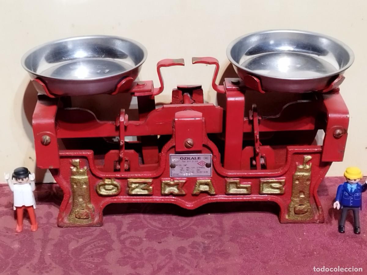 Antig&uuml;edades: BALANZA OZKALE DE 1 KILO - COLOR ROJO - - Foto 13