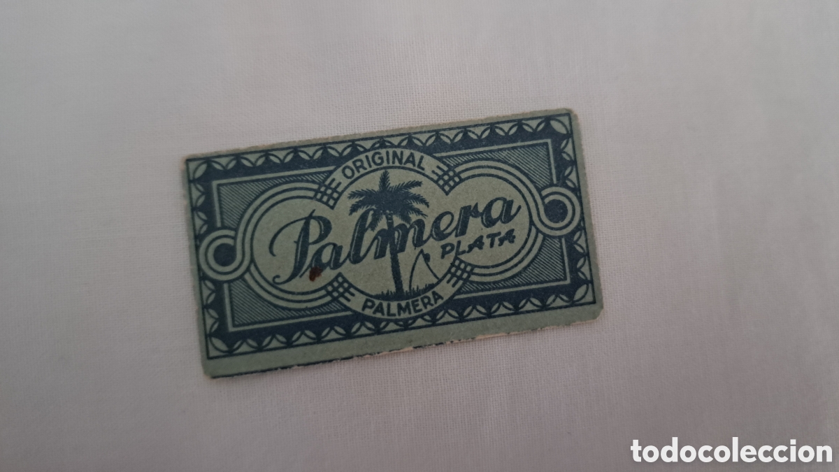 Antig&uuml;edades: Hoja Afeitar PALMERA PLATA. Solo funda - Foto 1