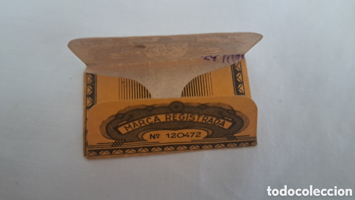 Antig&uuml;edades: Hoja Afeitar PALMERA ORO. Solo funda - Foto 3
