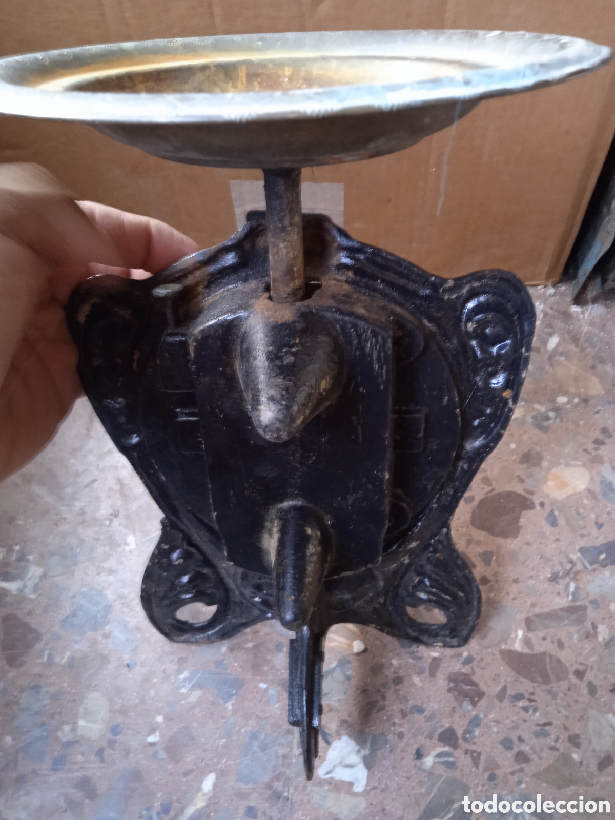 Antig&uuml;edades: Pesa de plato antigua - Foto 3