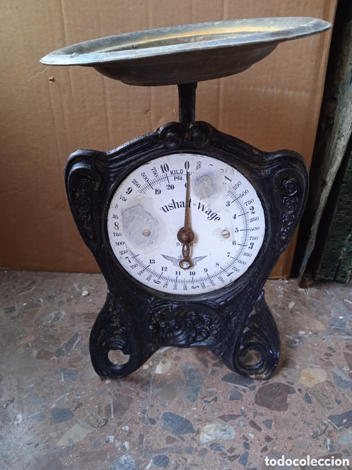 Antig&uuml;edades: Pesa de plato antigua - Foto 4