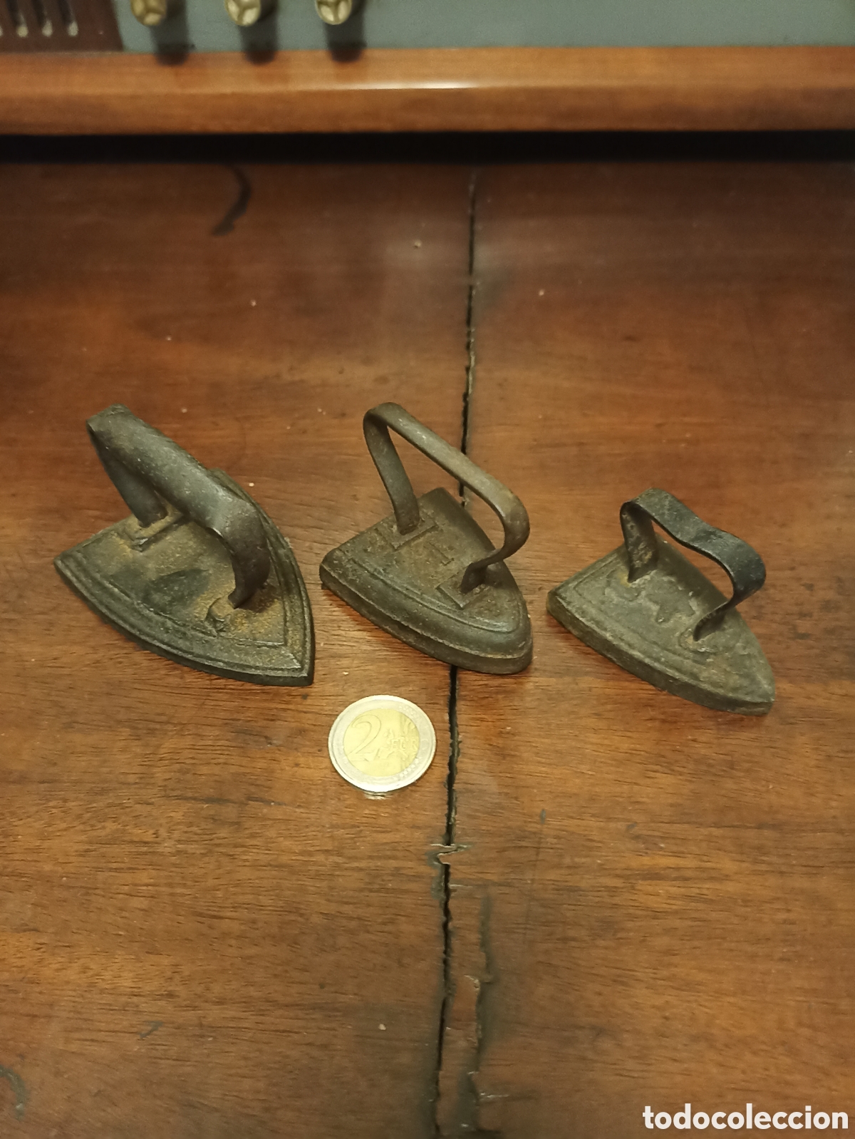 Antig&uuml;edades: 3 plancha miniatura antiguas - Foto 2