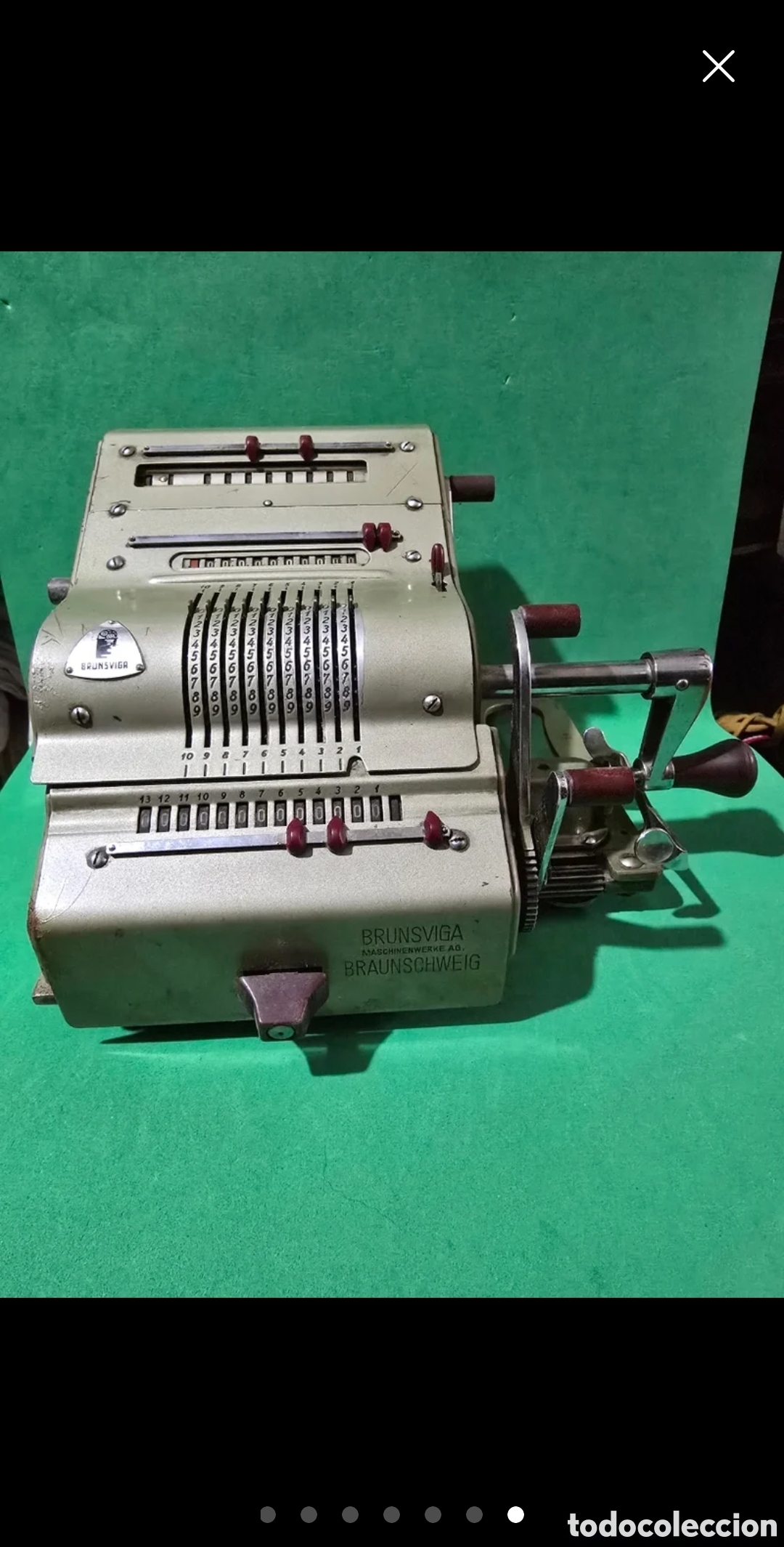 Antig&uuml;edades: Calculadora marca BRUNSVIGA - Foto 7