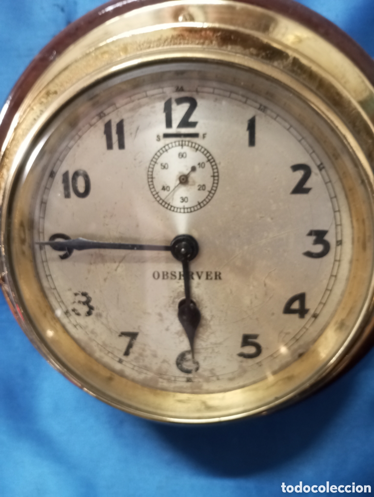 Antig&uuml;edades: ORIGINAL RELOJ DE BARCO - Foto 6