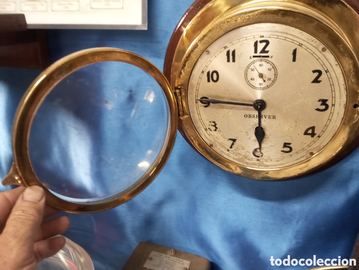 Antig&uuml;edades: ORIGINAL RELOJ DE BARCO - Foto 7
