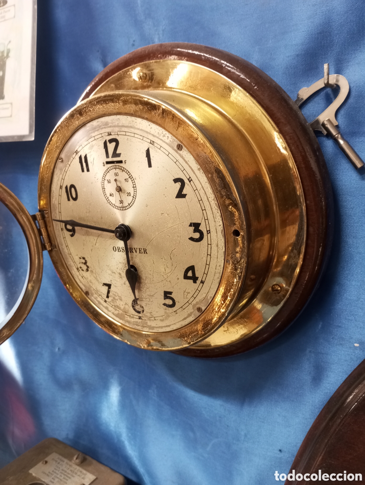 Antig&uuml;edades: ORIGINAL RELOJ DE BARCO - Foto 11