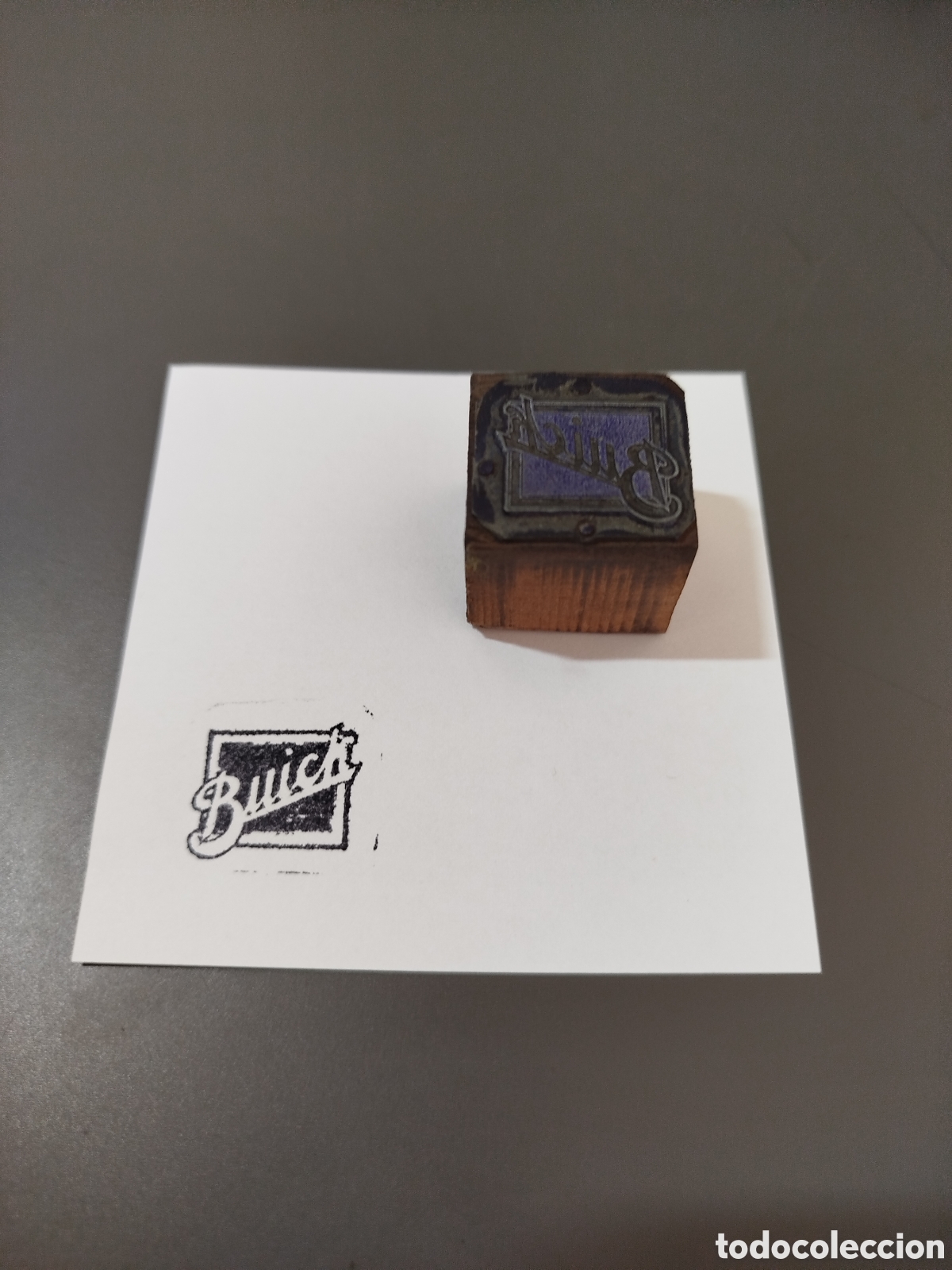 Antig&uuml;edades: Dibujos de Tipograf&iacute;a.- Logotipo de Buick. - Foto 1