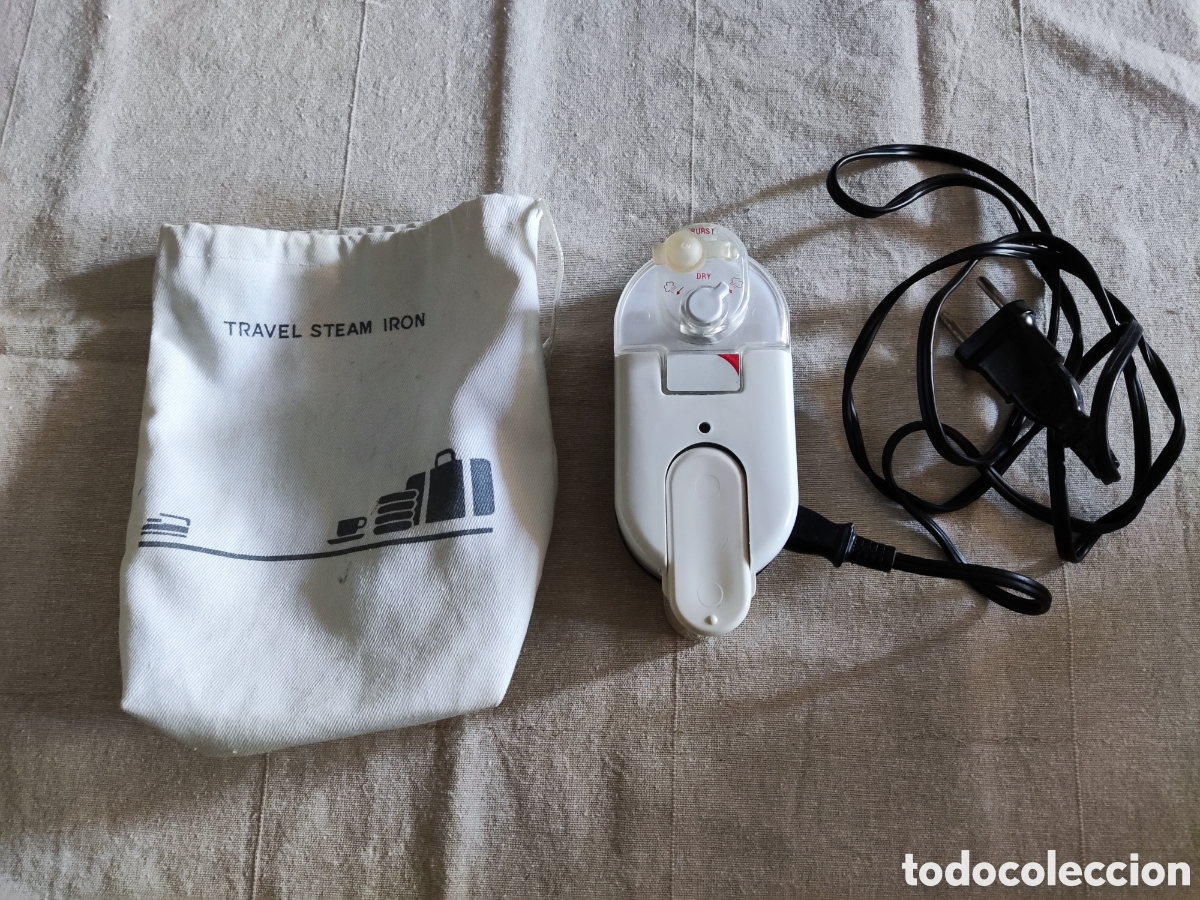 Antig&uuml;edades: Mini plancha de viaje para ropa - Foto 6