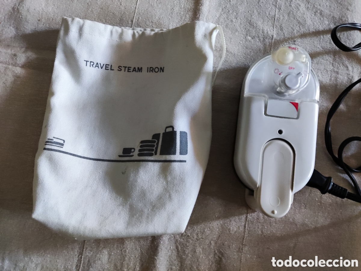 Antig&uuml;edades: Mini plancha de viaje para ropa - Foto 7