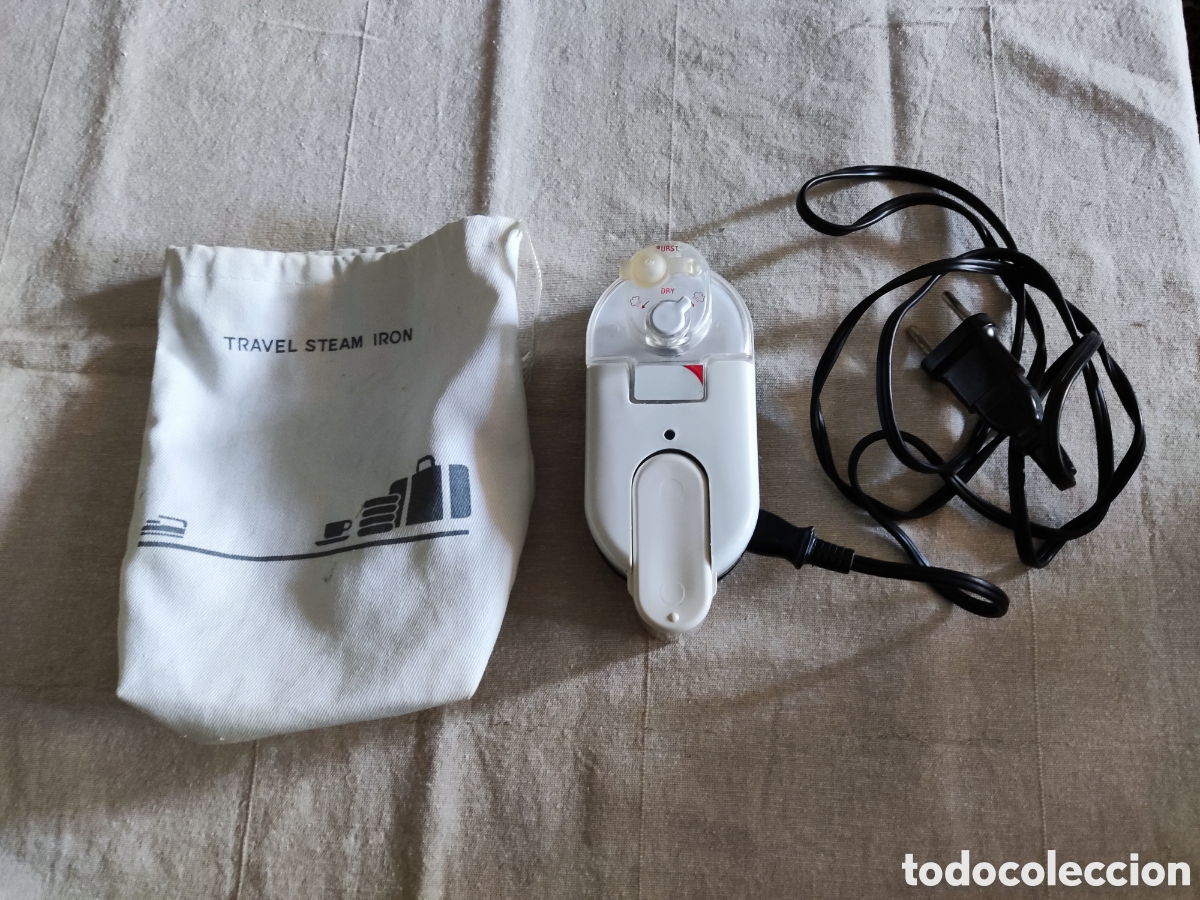 Antig&uuml;edades: Mini plancha de viaje para ropa - Foto 1