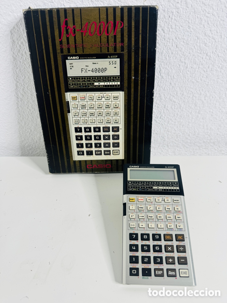Antig&uuml;edades: Casio fx-4000P Scientific Calculator - Foto 3