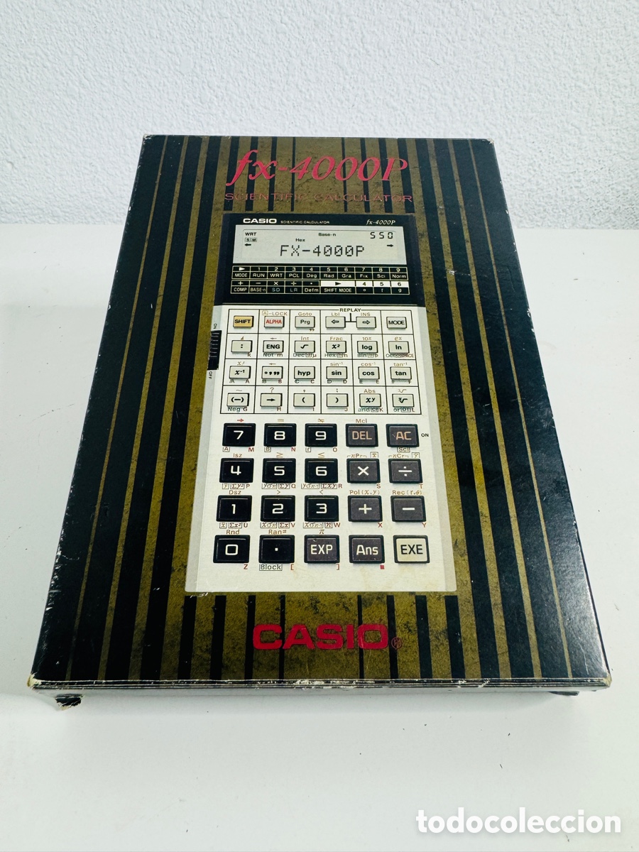 Antig&uuml;edades: Casio fx-4000P Scientific Calculator - Foto 4