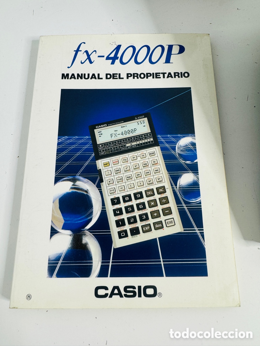 Antig&uuml;edades: Casio fx-4000P Scientific Calculator - Foto 5