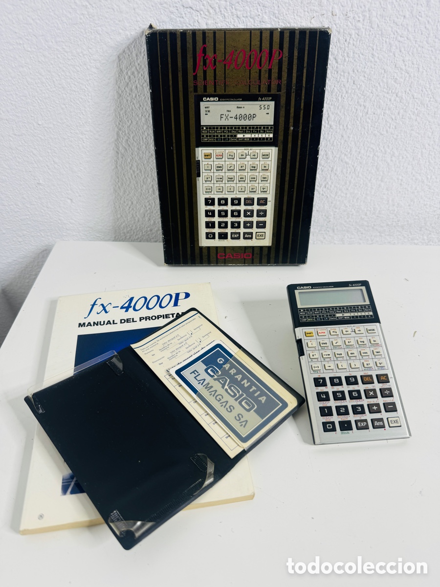 Antig&uuml;edades: Casio fx-4000P Scientific Calculator - Foto 8