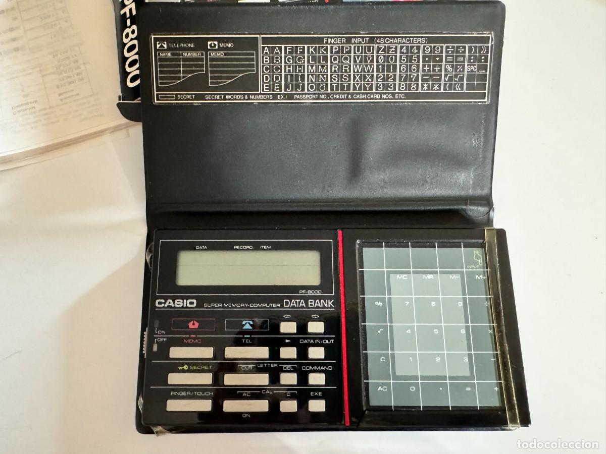 Antig&uuml;edades: Calculadora 1984 - Casio Data Bank PF-8000 Super Data Bank Computer - Foto 2