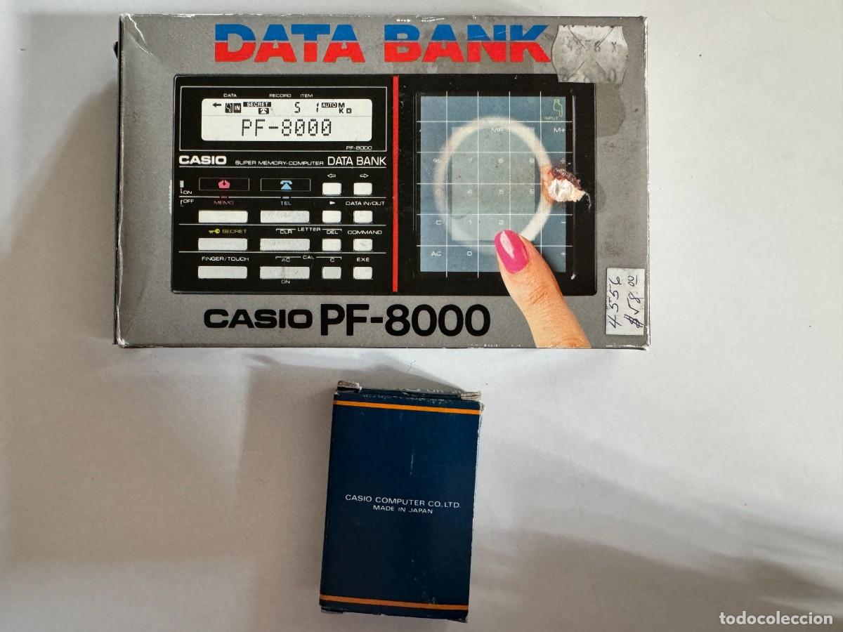 Antig&uuml;edades: Calculadora 1984 - Casio Data Bank PF-8000 Super Data Bank Computer - Foto 3