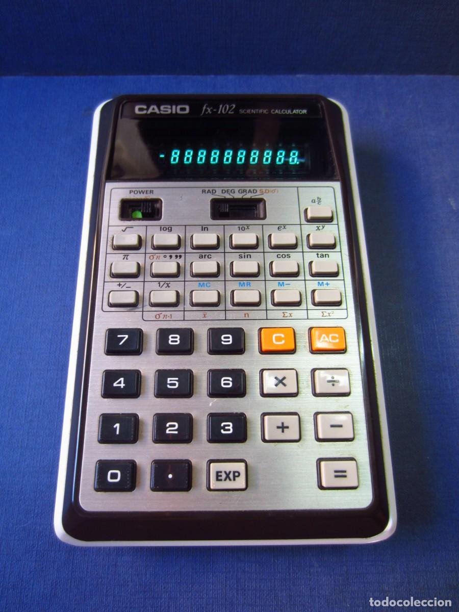 Antig&uuml;edades: Calculadora VFD Casio FX-102 - Foto 2