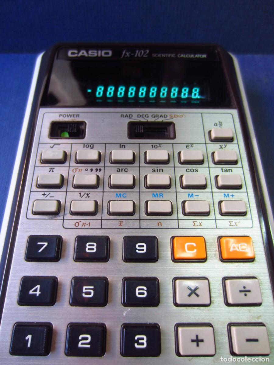 Antig&uuml;edades: Calculadora VFD Casio FX-102 - Foto 5