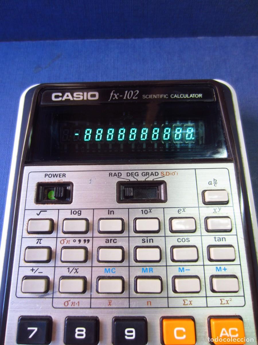 Antig&uuml;edades: Calculadora VFD Casio FX-102 - Foto 6