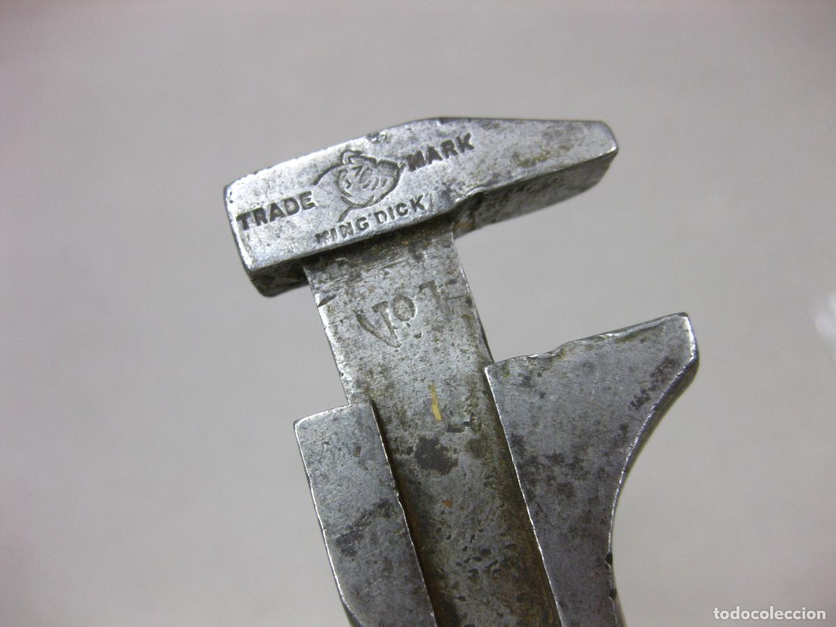 Antig&uuml;edades: ANTIGUA LLAVE AJUSTABLE KING DICK - Foto 3
