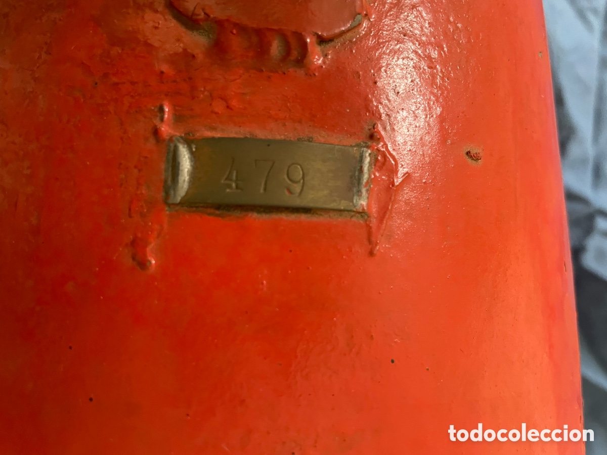 Antig&uuml;edades: ANTIGUO EXTINTOR DE BOMBERO 1948 - Foto 4