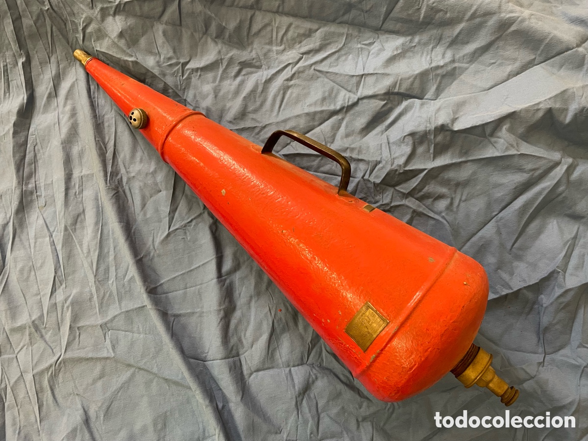 Antig&uuml;edades: ANTIGUO EXTINTOR DE BOMBERO 1948 - Foto 1