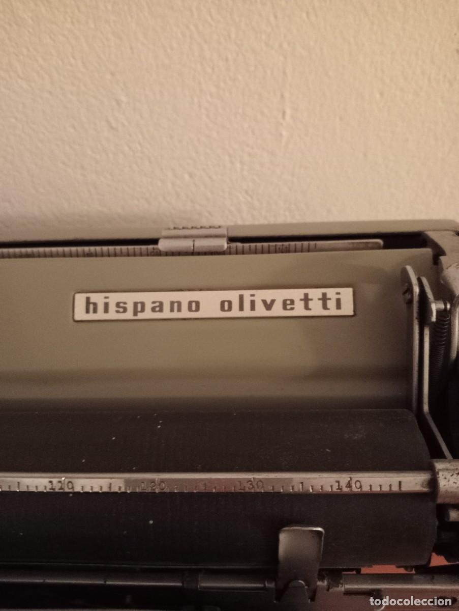 Antig&uuml;edades: M&Aacute;QUINA DE ESCRIBIR MARCA HISPANO OLIVETTI - Foto 2