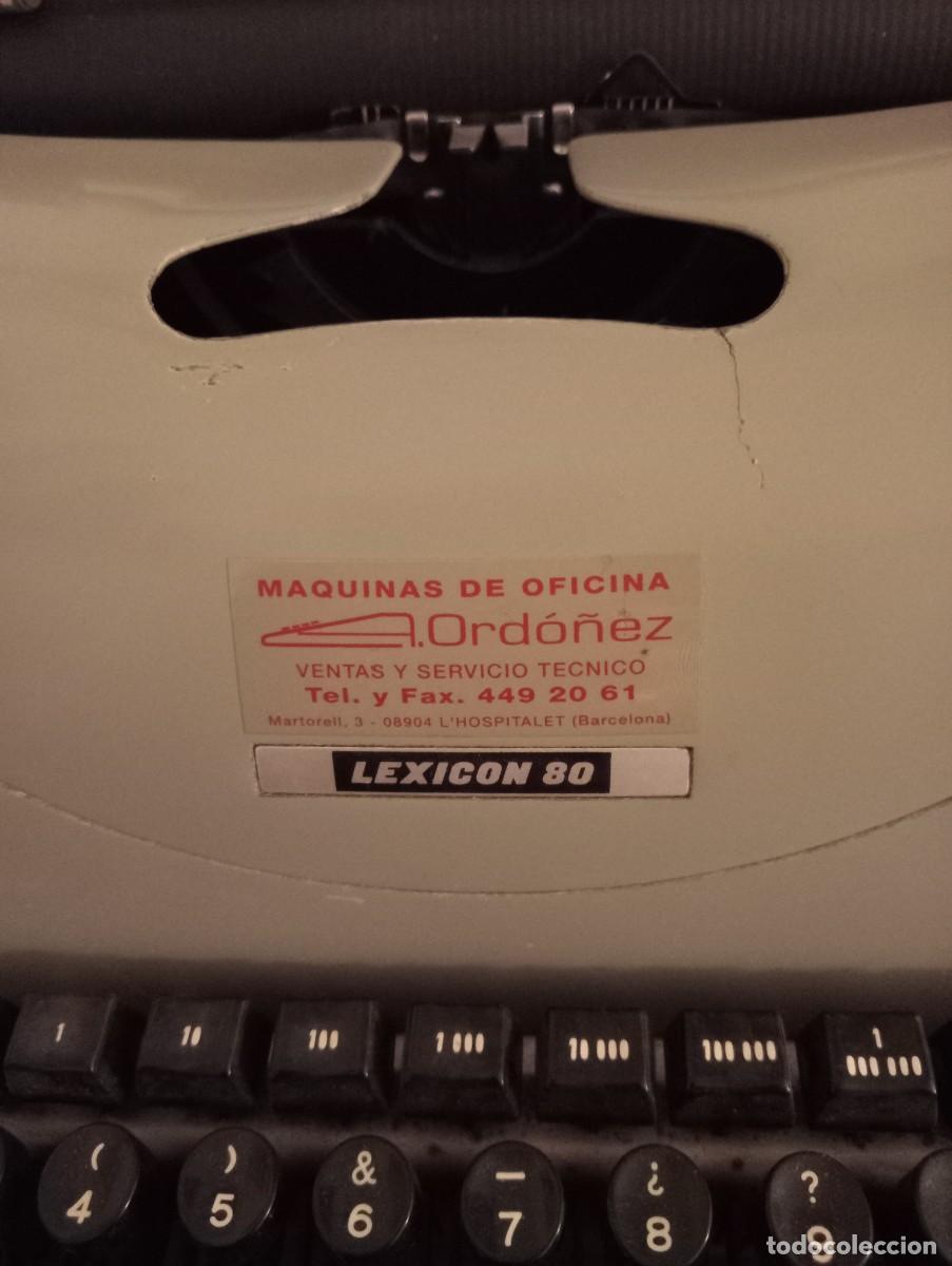 Antig&uuml;edades: M&Aacute;QUINA DE ESCRIBIR MARCA HISPANO OLIVETTI - Foto 3
