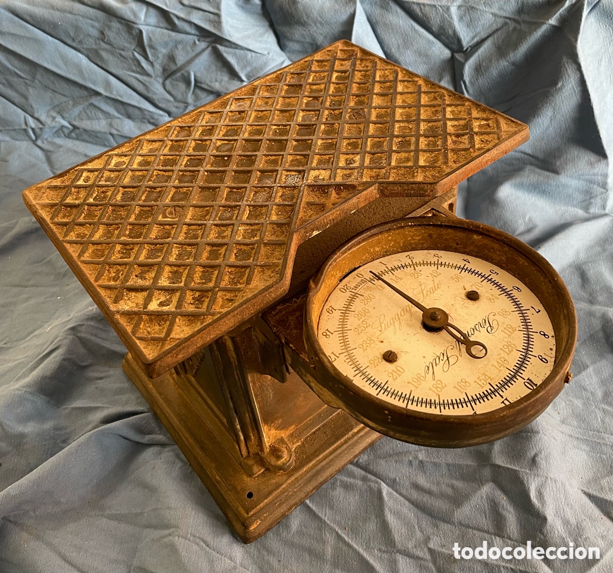 Antig&uuml;edades: CURIOSA BASCULA PARA PERSONAS - Foto 4