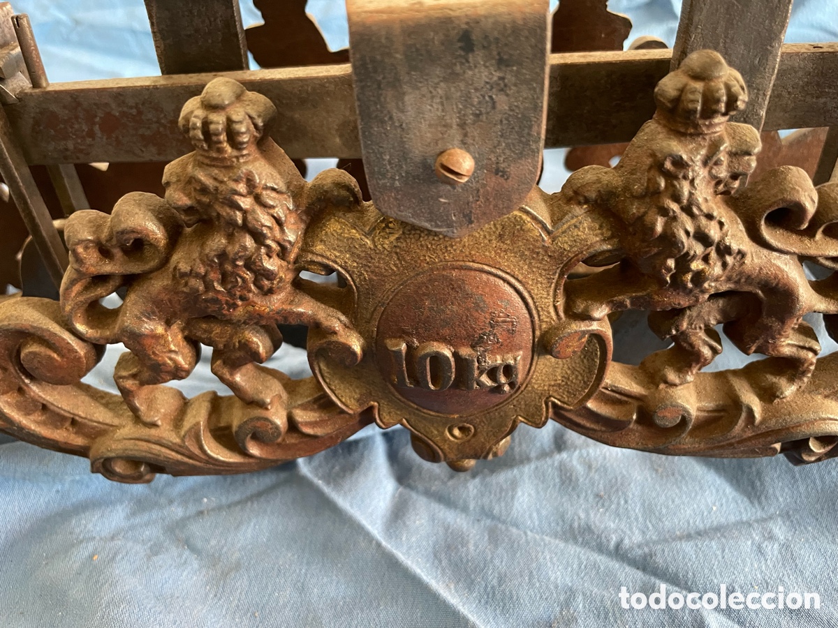 Antig&uuml;edades: BONITA BASCULA DE 10KG - Foto 2