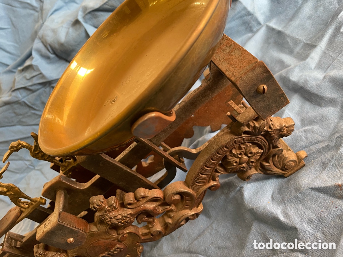 Antig&uuml;edades: BONITA BASCULA DE 10KG - Foto 3